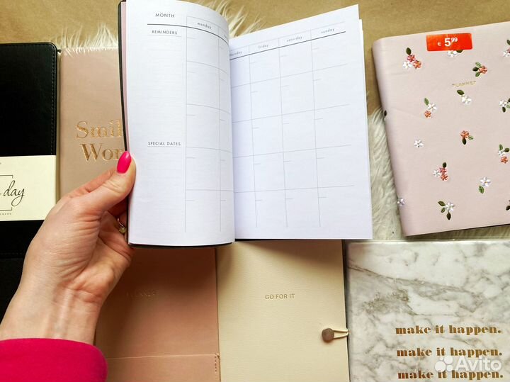 Ежедневник кожаный 2023 без дат блокнот планер