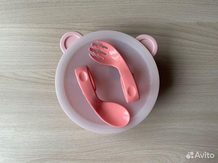 Тарелка детская на присоске