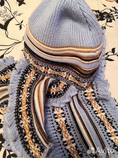 Женский шарф и шапка