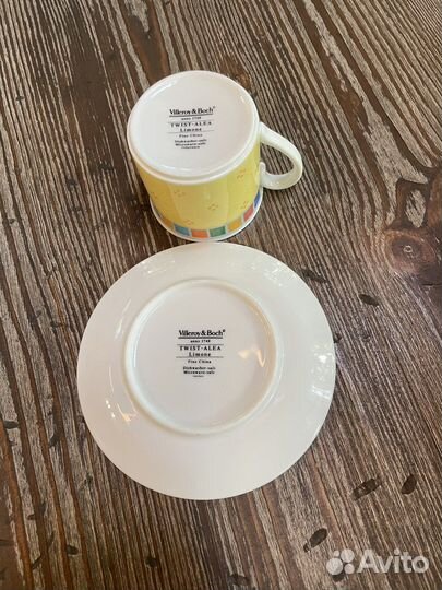 Чашка с блюдцем кофейная Villeroy&boch