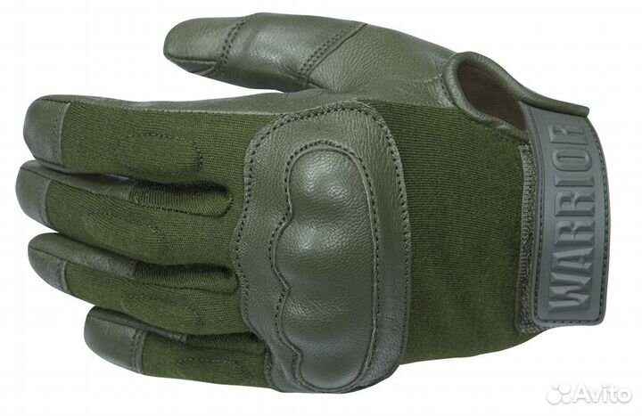 Gloves Warrior Enforcer Hard Knuckle Olive