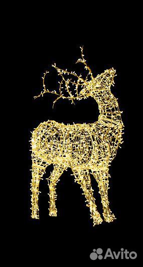 Новогодний светящийся олень