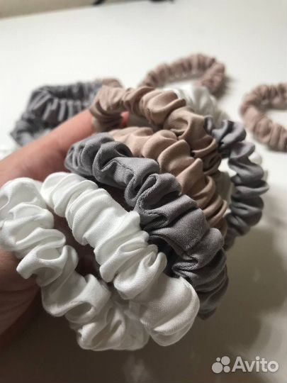 Резинка для волос из тенселя, ручной работы