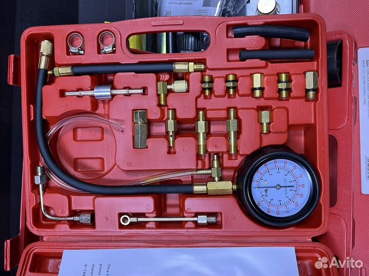 Тестер давления топлива универсальный набор
