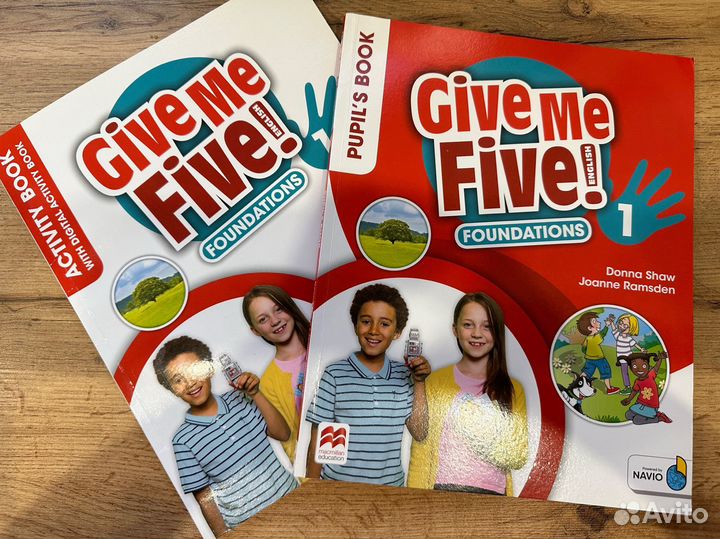 Учебник и раб тетрадь по англискому Give me five