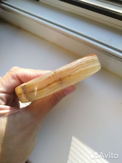 Пепельница из оникса новая