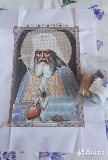 Набор для вышивания бисером, иконы