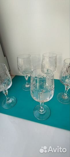Графины, фужеры, наборы с рюмками