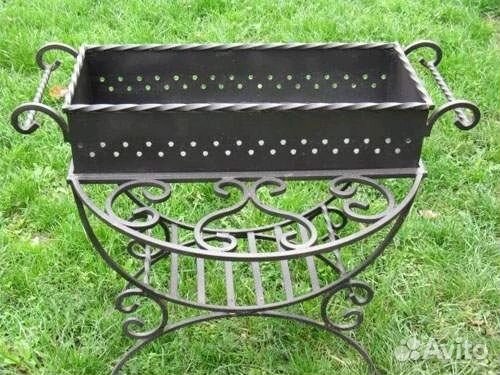 Мангал loft с крышей