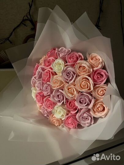 Мыльные розы 51шт