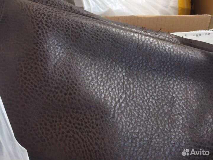 Большие куски кож. зама б/у 10-15 кг