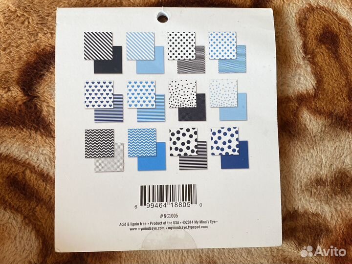 Набор бумаги для скрапбукинга Teals Necessities