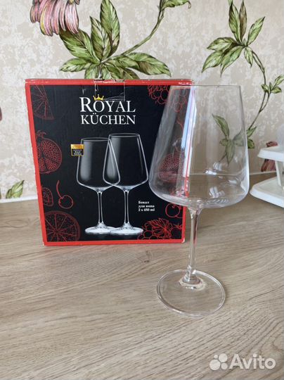 Бокалы для вина, шампанского, виски