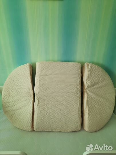Матрас в детскую кроватку круг/овал из 3х частей