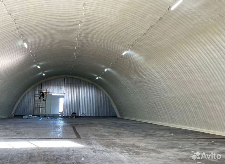 Ангар каркасный