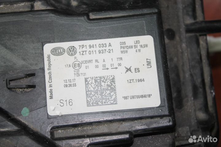 Фара левая ксенон Volkswagen Touareg 2