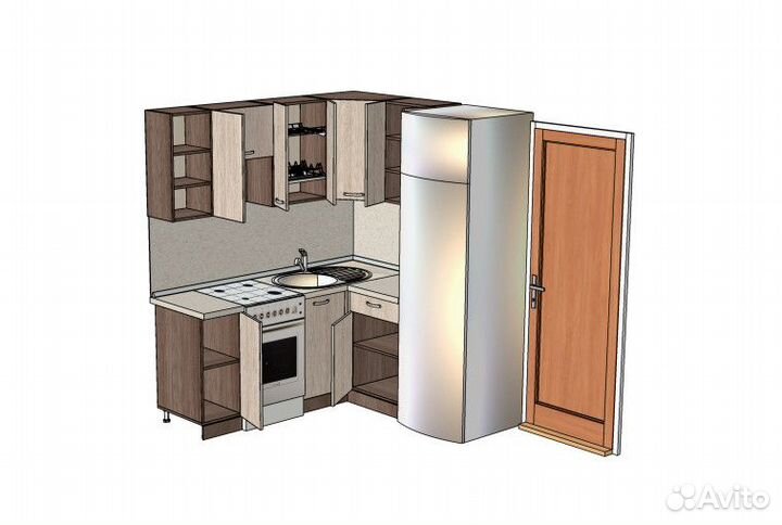 Кухня угловая