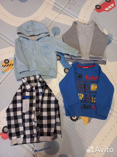 Пакет вещей на мальчика 68 р бренды