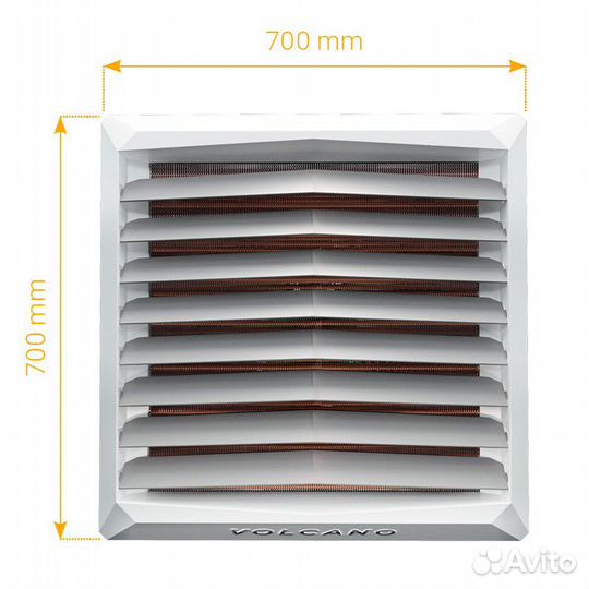 Агрегат воздушно отопительный volcano VR1 AC 30кВт