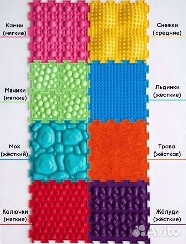 Коврик массажный развивающий как новый