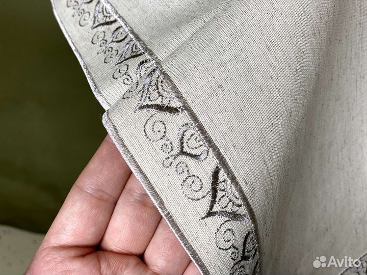 Скатерть лен Греция 115 на 115см