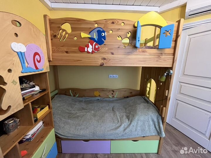 Детская двухярусная кровать