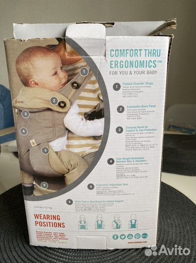 Эргорюкзак ergobaby