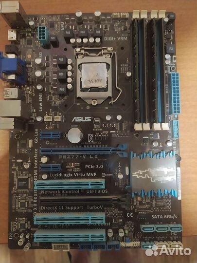 Комплект материнская плата P8Z77-V LX + I5-3570k +