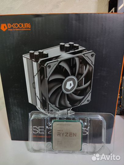 Комплект Ryzen 5 5600x+x570 tuf+32gb ddr4+кулер