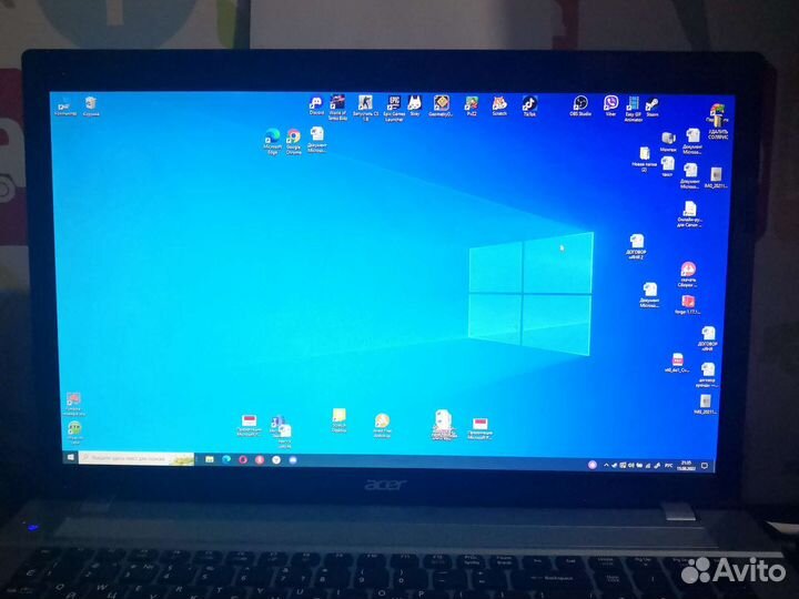 Ноутбук Acer 750 гб HDD игровой и ssd