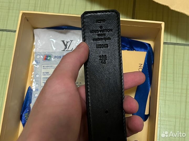 Louis vuitton ремень оригинал
