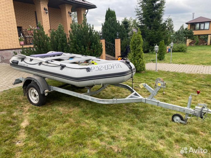 Лодочный мотор тохатсу, прицеп,лодка