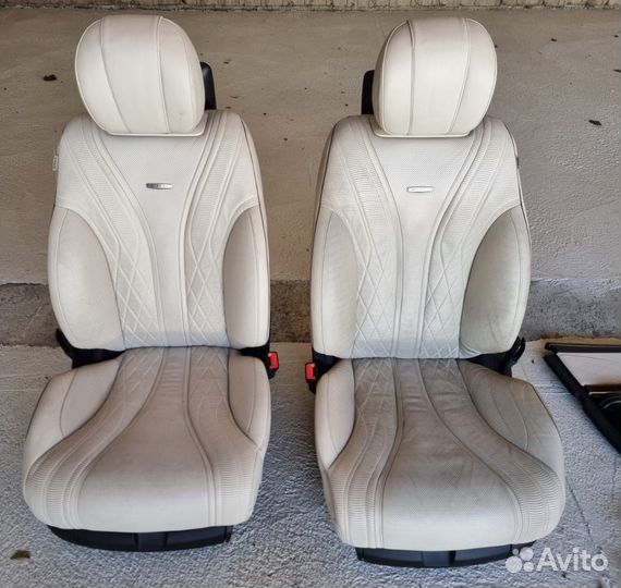 Передние сиденья Mercedes W222 S63