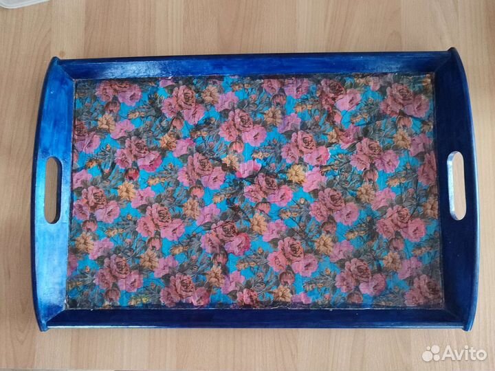 Поднос деревянный