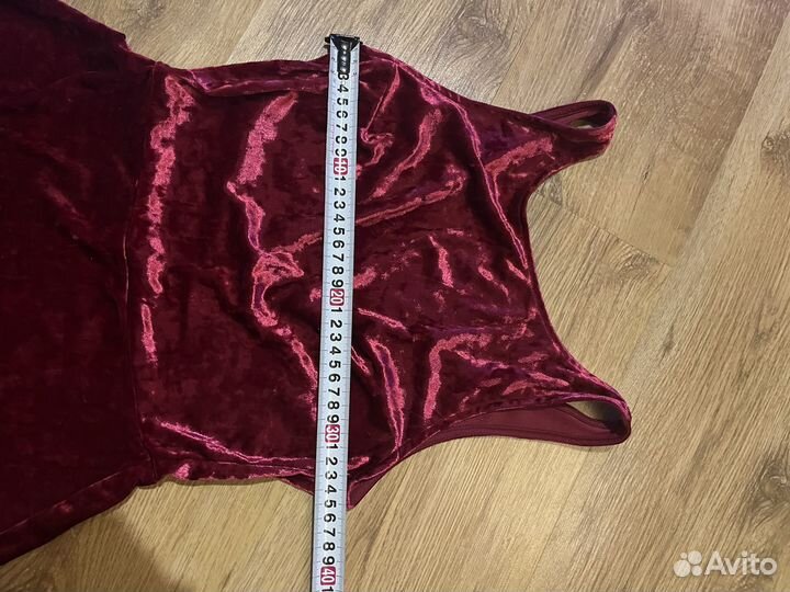 Бархатное мини платье готическое