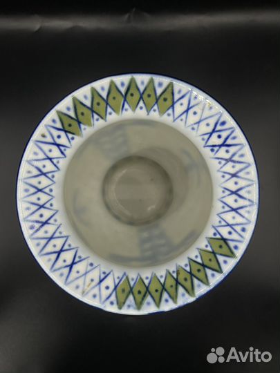 Ваза лфз ленинград птица гжель целая (сзр)