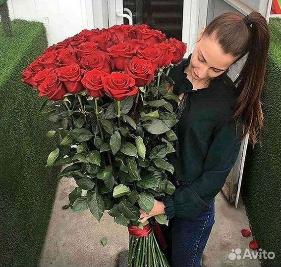 Высокие розы Гигантские розы Доставка цветов
