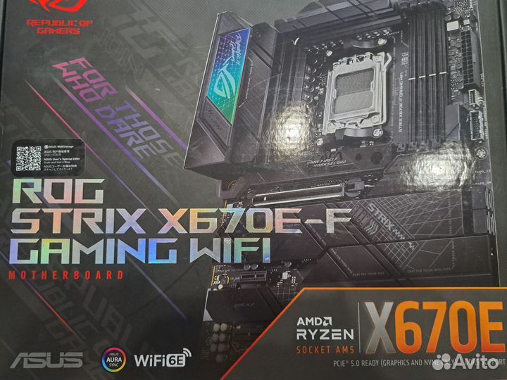 Материнская плата Rog Strix X670E-F Gaming Wifi