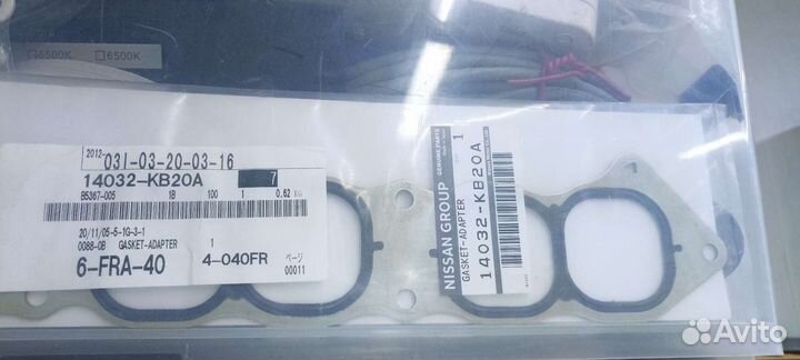 Прокладка коллектора рено