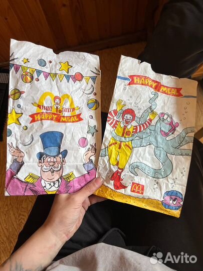 Пакет Happy meal 2001 года