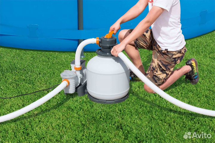 Видео Фильтр насос песочный 5678л/ч 58497 Bestway