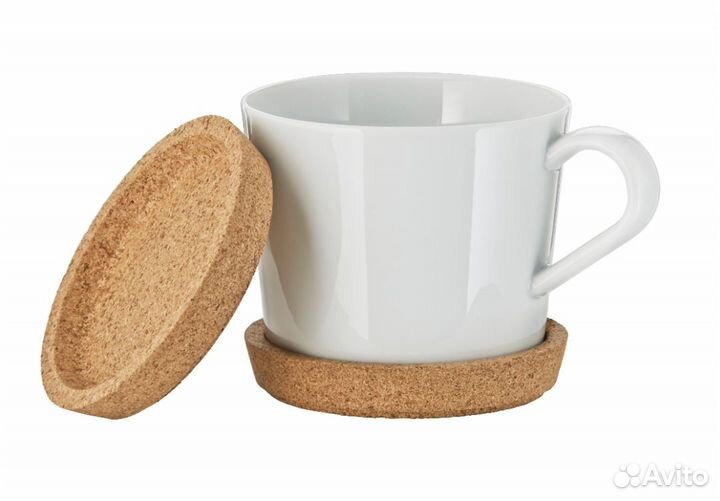 Кружки, пробковые подставки IKEA 365 +