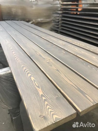 Планкен из лиственницы крашенная