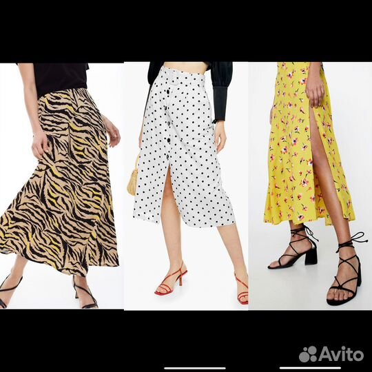 Юбка Pull & Bear, Topshop, Savage