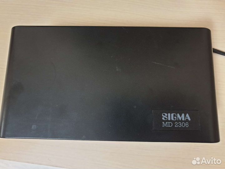 Детектор банкнот, ультрафиолетовый, sigma MD-2306