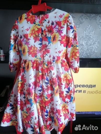 Платье для девочки 122-128