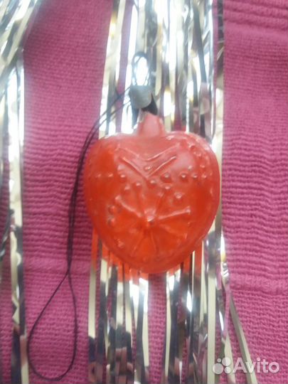 Редкая ёлочная игрушка СССР военных времён