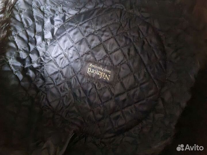 Норковая шапка мужская ушанка