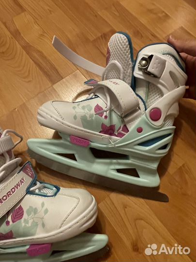 Коньки детские раздвижные 26-31 размер