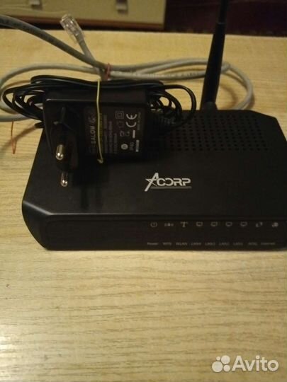 Адсл модем acorp w 510n/w 520n